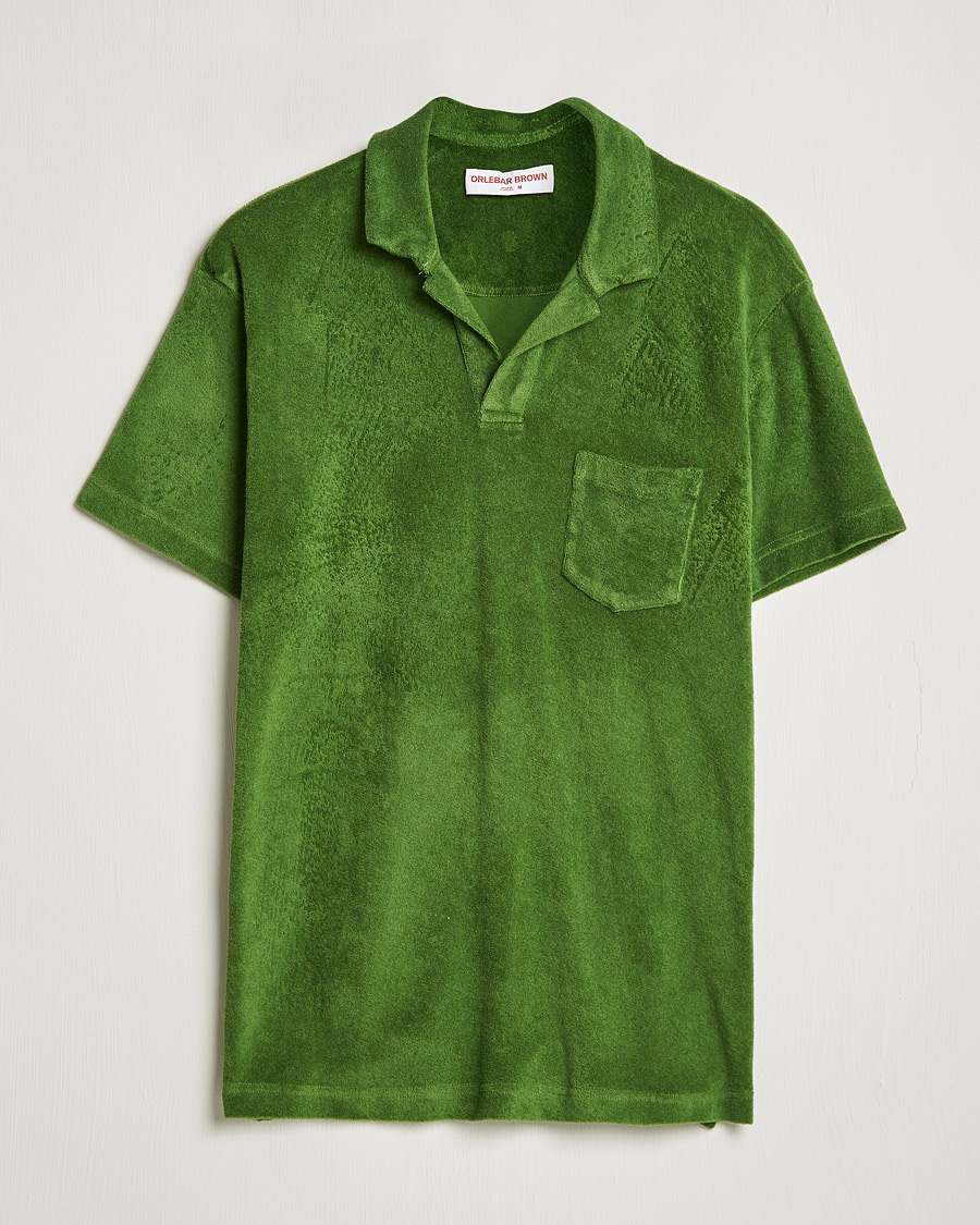 Homme | Polos | Orlebar Brown | Terry Polo Conifer