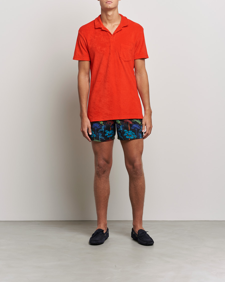 Homme | Polos | Orlebar Brown | Terry Polo Summer Red