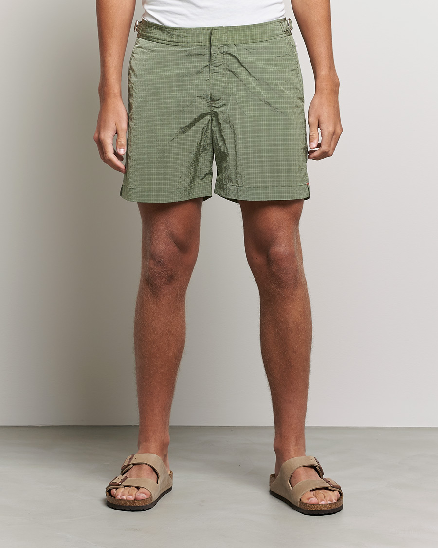 Homme | Maillots De Bain | Orlebar Brown | Bulldog Ripstop Swim Shorts Parachute Green