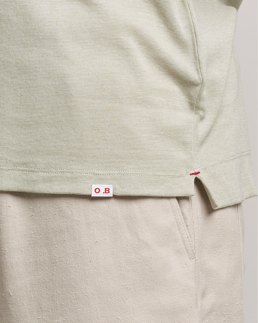 Homme | T-shirts | Orlebar Brown | OB Classic Modal/Cashmere T-Shirt Parched Green