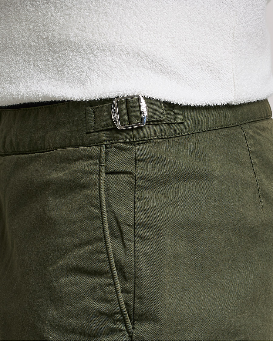 Homme | Shorts | Orlebar Brown | Bulldog Cotton Twill Shorts Forest Night