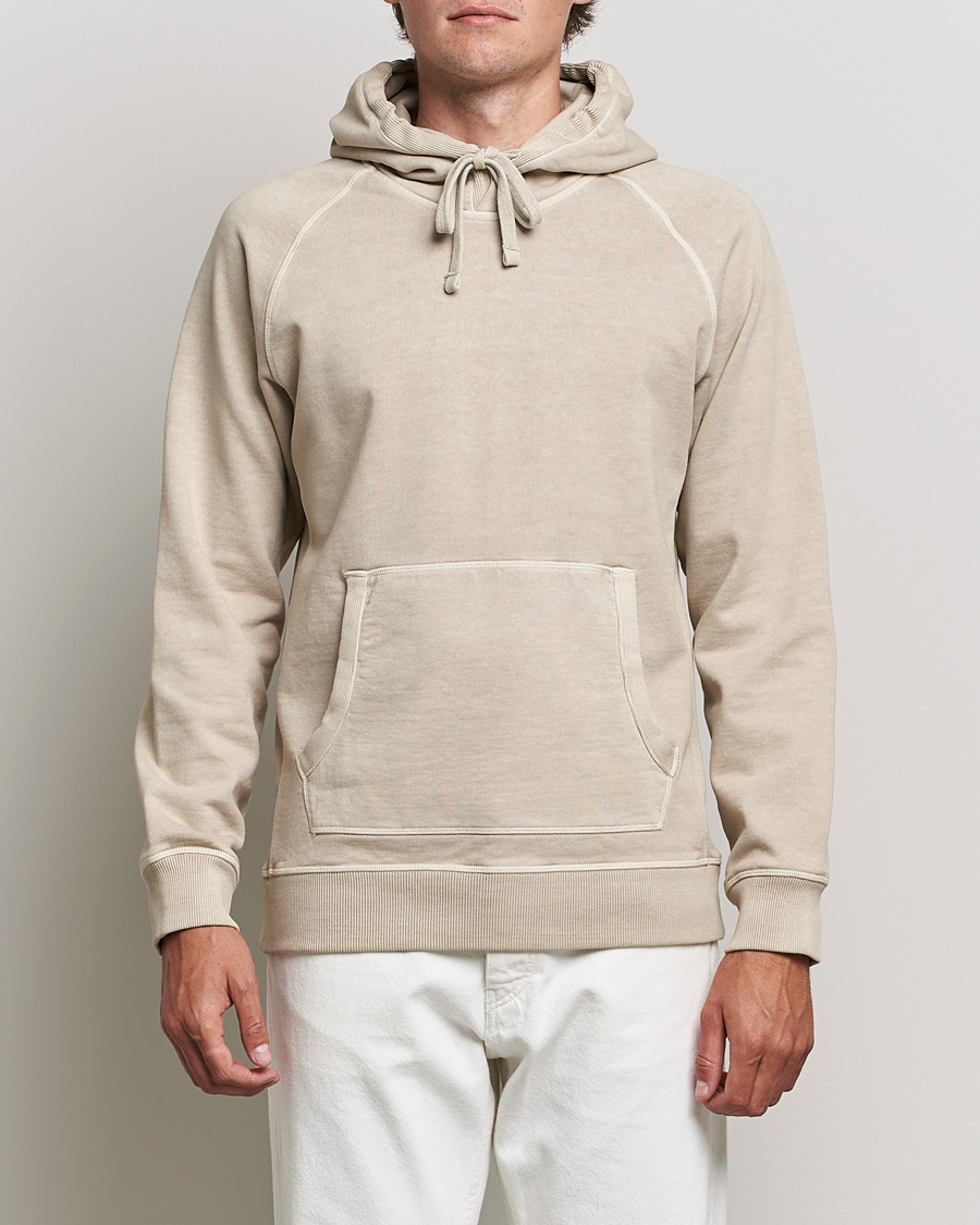 Homme | Pulls Et Tricots | Orlebar Brown | Francis Garment Dyed Cotton Hood Parched Green