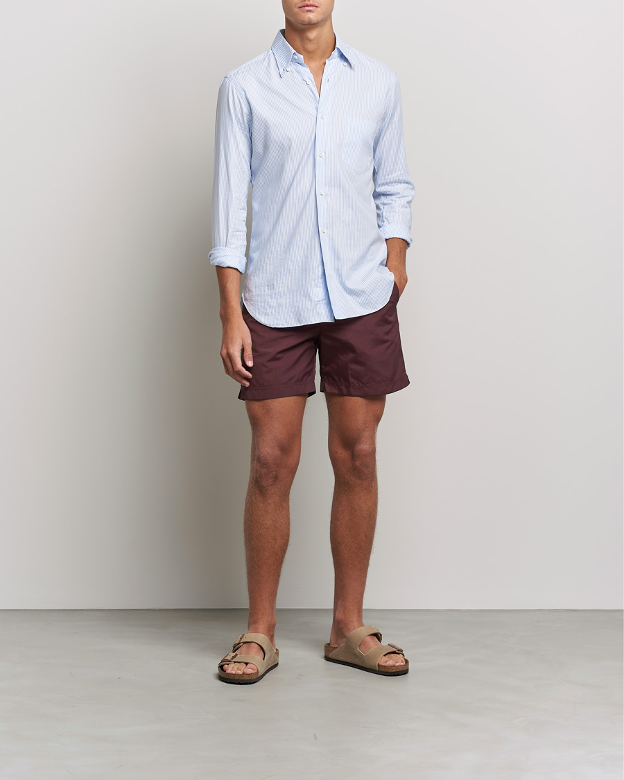 Homme | Maillots De Bain | Orlebar Brown | Bulldog II Medium Lenght Swim Shorts Damson
