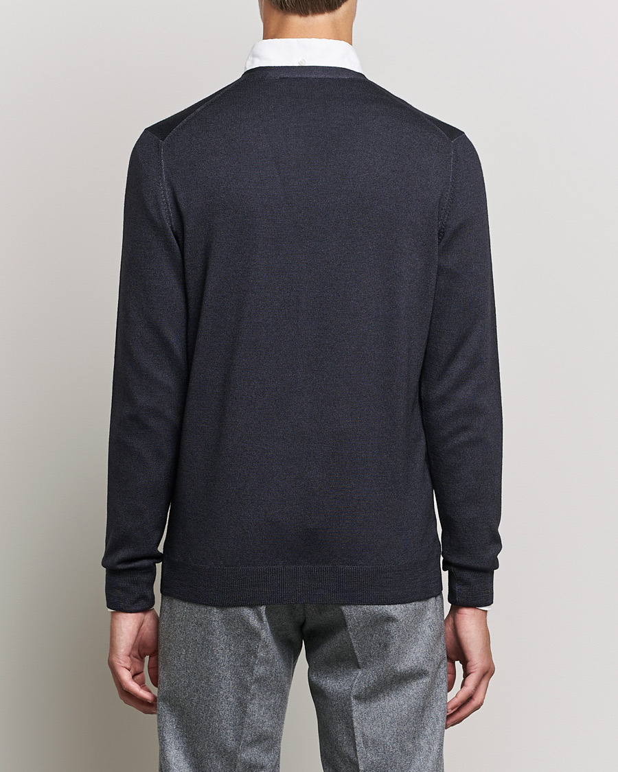 Homme | Pulls Et Tricots | Gran Sasso | Vintage Merino Fashion Fit Cardigan Black