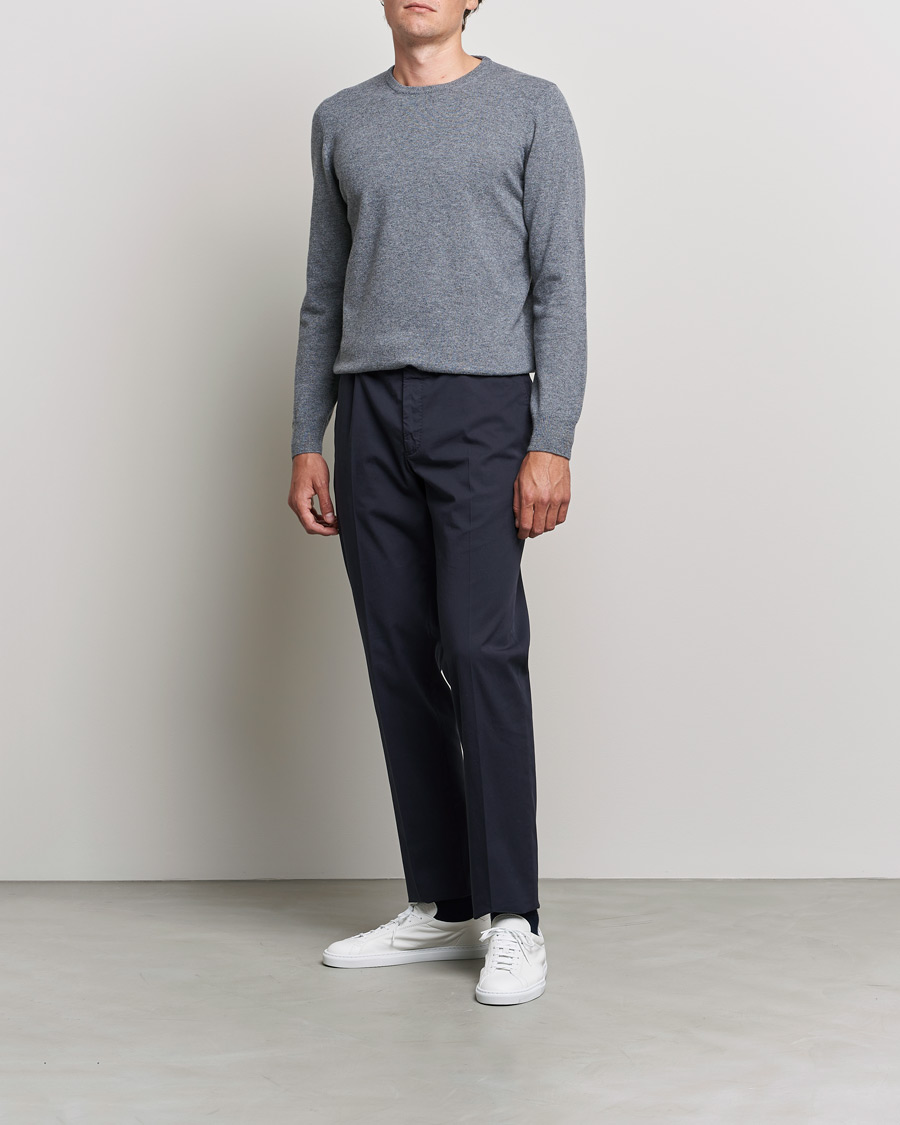Homme | Pulls Et Tricots | Gran Sasso | Wool/Cashmere Crew Neck Grey