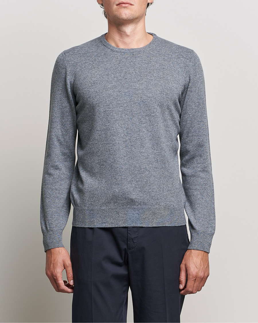 Homme | Pulls Et Tricots | Gran Sasso | Wool/Cashmere Crew Neck Grey