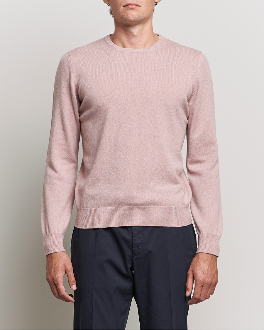 Homme | Pulls Et Tricots | Gran Sasso | Wool/Cashmere Crew Neck Soft Pink