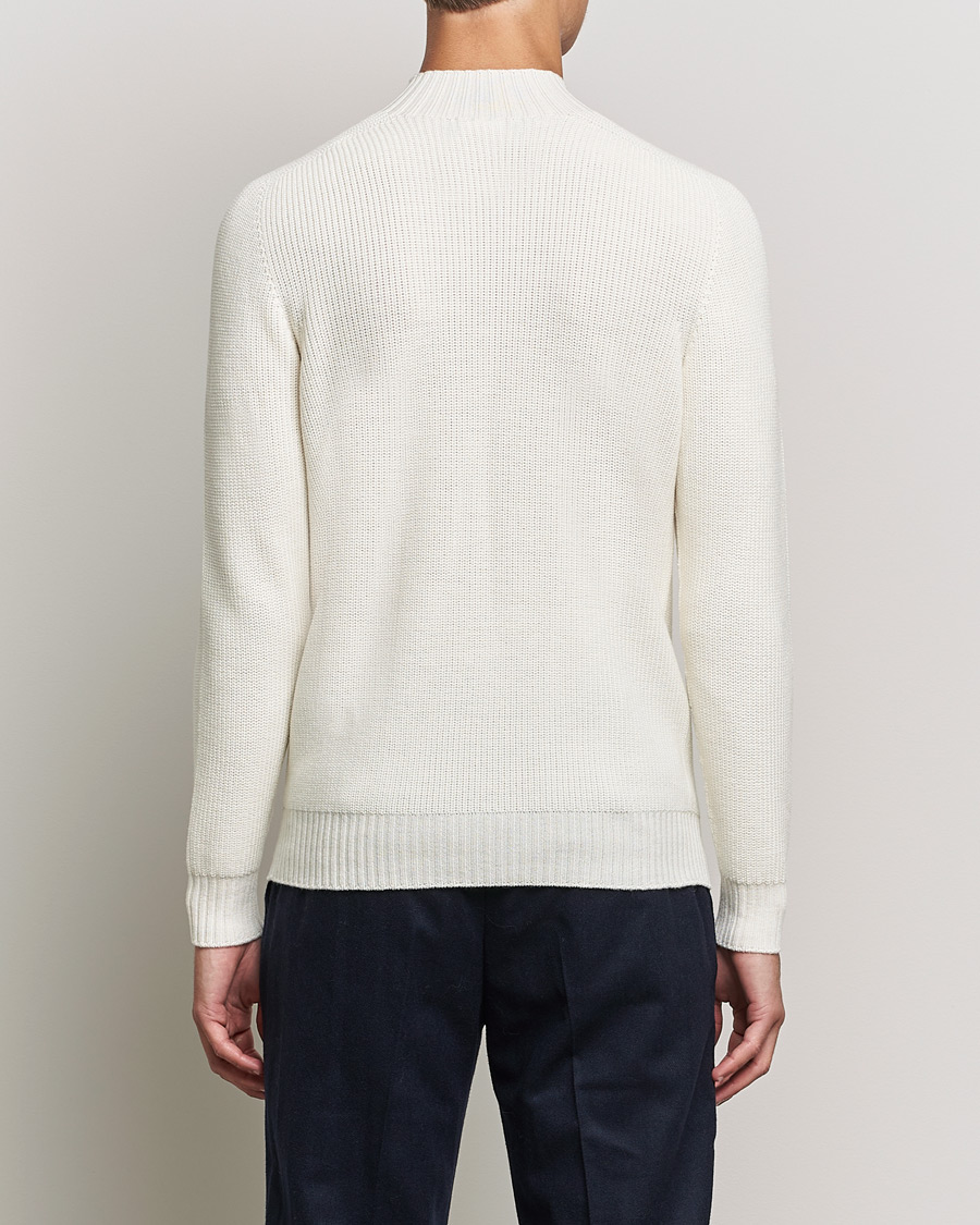 Homme | Pulls Et Tricots | Gran Sasso | Rainwool Mock Neck White