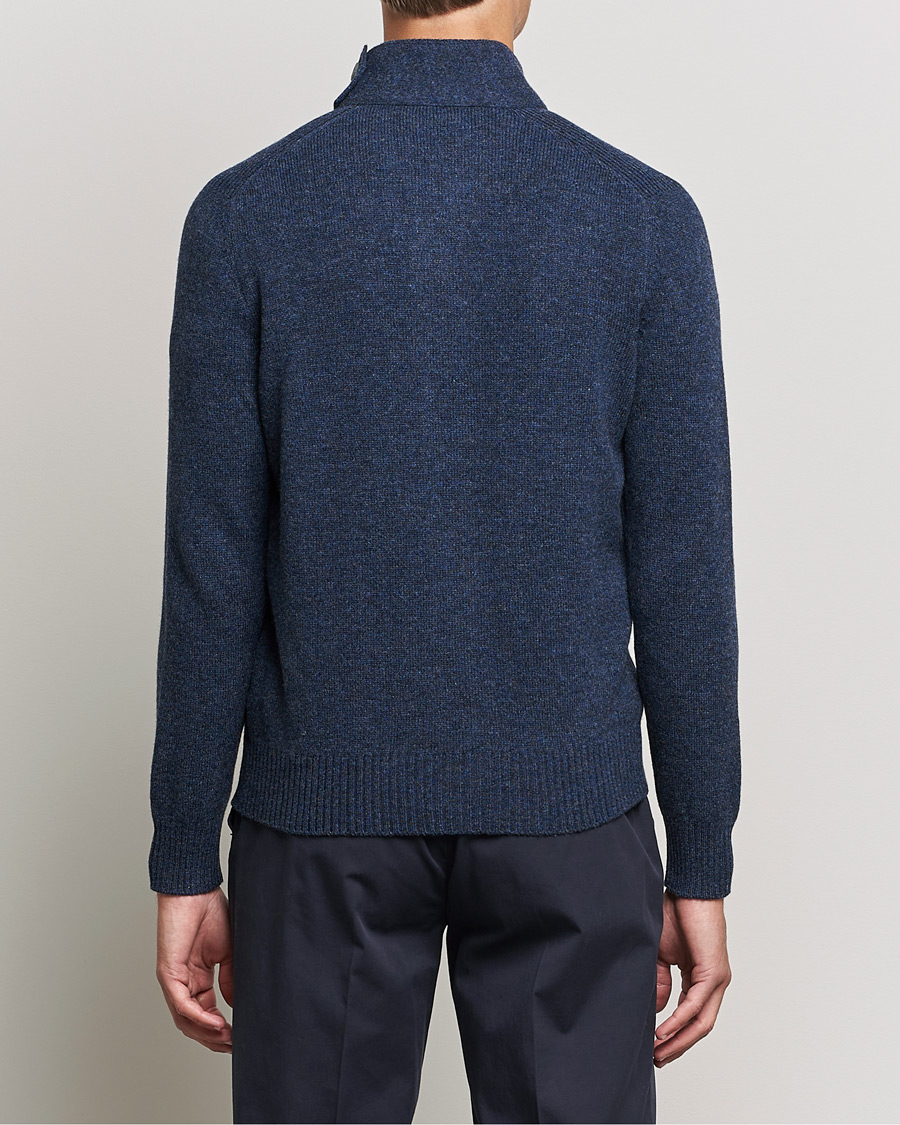 Homme | Pulls Et Tricots | Gran Sasso | Heavy Wool Cardigan Navy