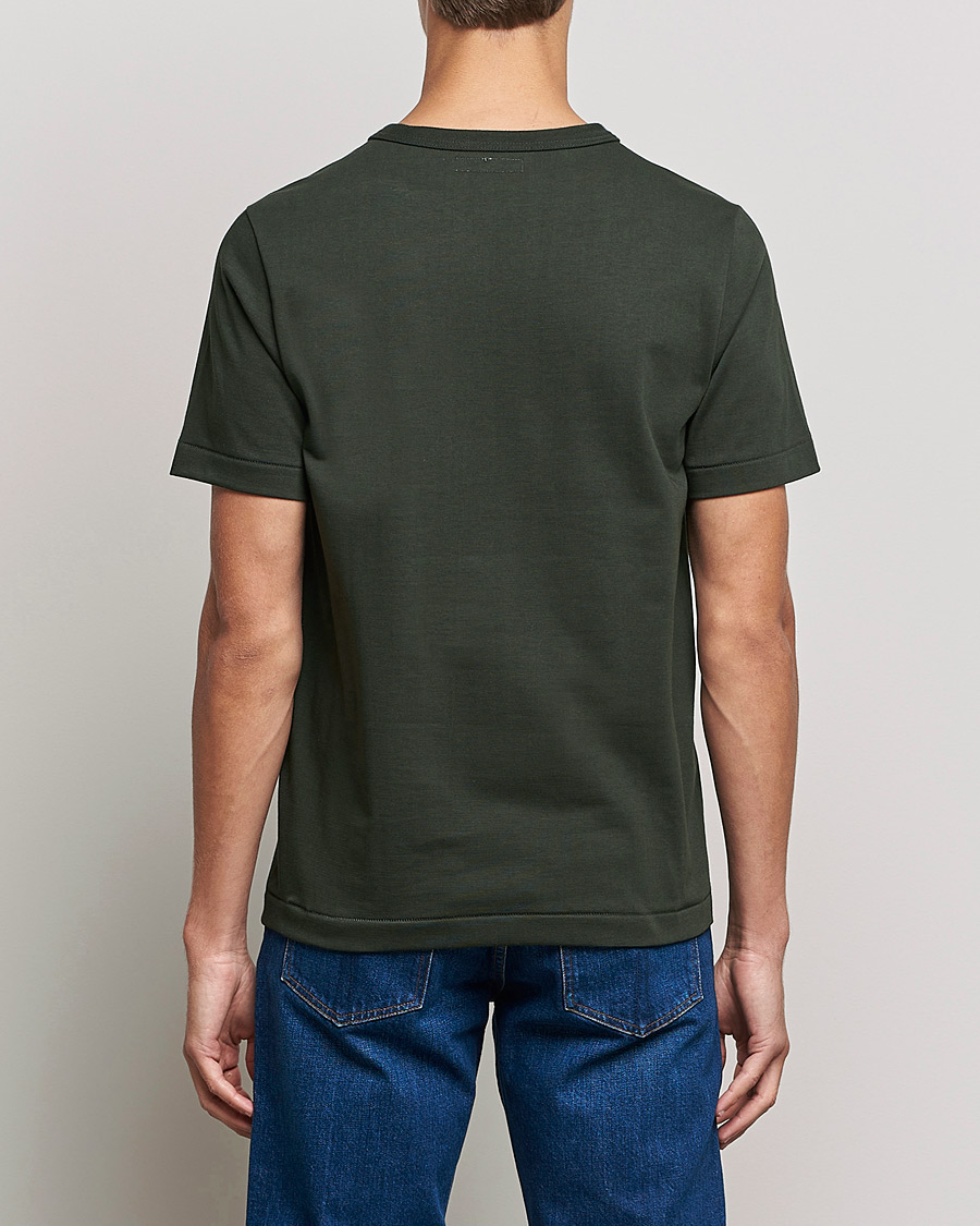 Homme | T-shirts | Merz b. Schwanen | 1950s Classic Loopwheeled Tee Forest