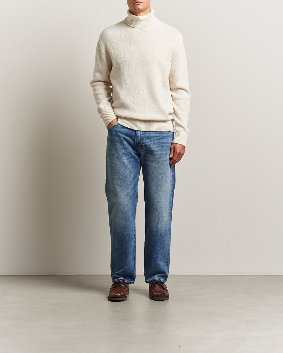Homme | Pulls Et Tricots | Merz b. Schwanen | Merino/Cashmere Knitted Turtleneck Nature