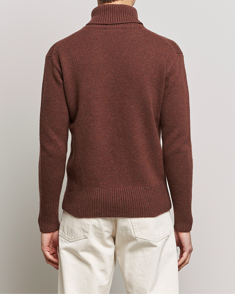 Homme | Pulls Et Tricots | Merz b. Schwanen | Cashmere/Merino Rollneck Chestnut