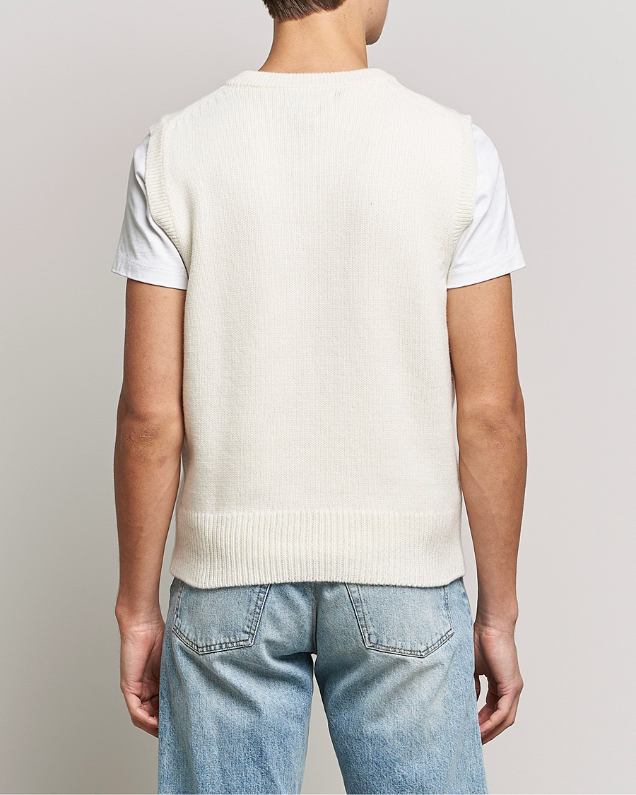 Homme | Pulls Et Tricots | Merz b. Schwanen | Cashmere/Merino Vest Nature