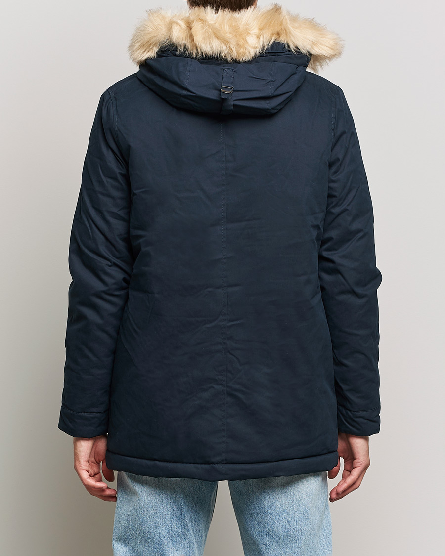 Homme | Manteaux Et Vestes | Lyle & Scott | Winter Weight Micro Fleece Parka Dark Navy