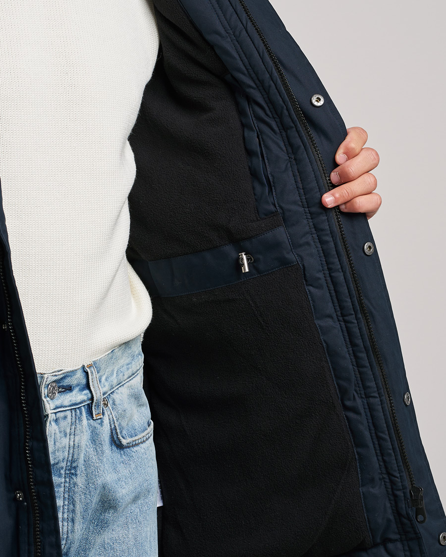 Homme | Manteaux Et Vestes | Lyle & Scott | Winter Weight Micro Fleece Parka Dark Navy