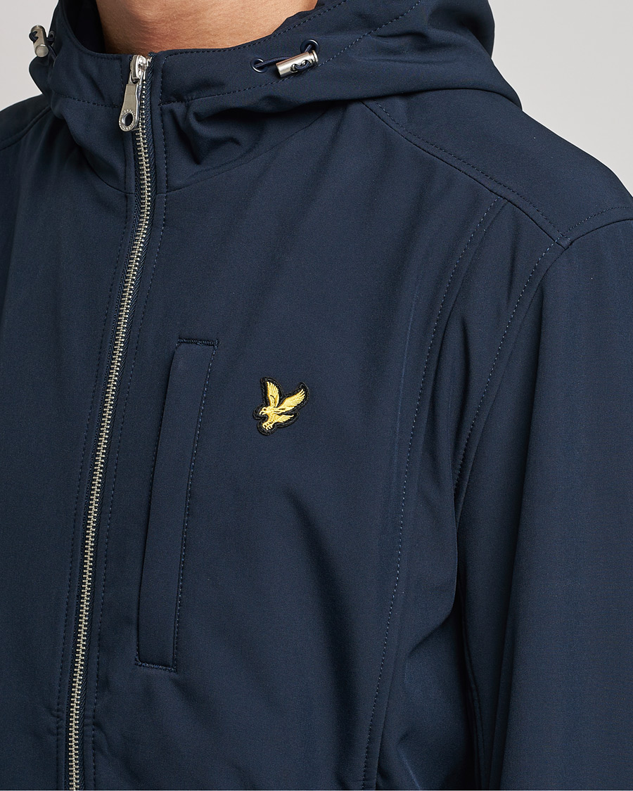 Homme | Manteaux Et Vestes | Lyle & Scott | Softshell Hooded Jacket Dark Navy