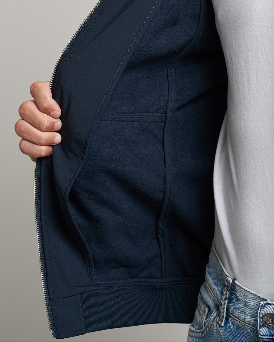 Homme | Manteaux Et Vestes | Lyle & Scott | Softshell Hooded Jacket Dark Navy