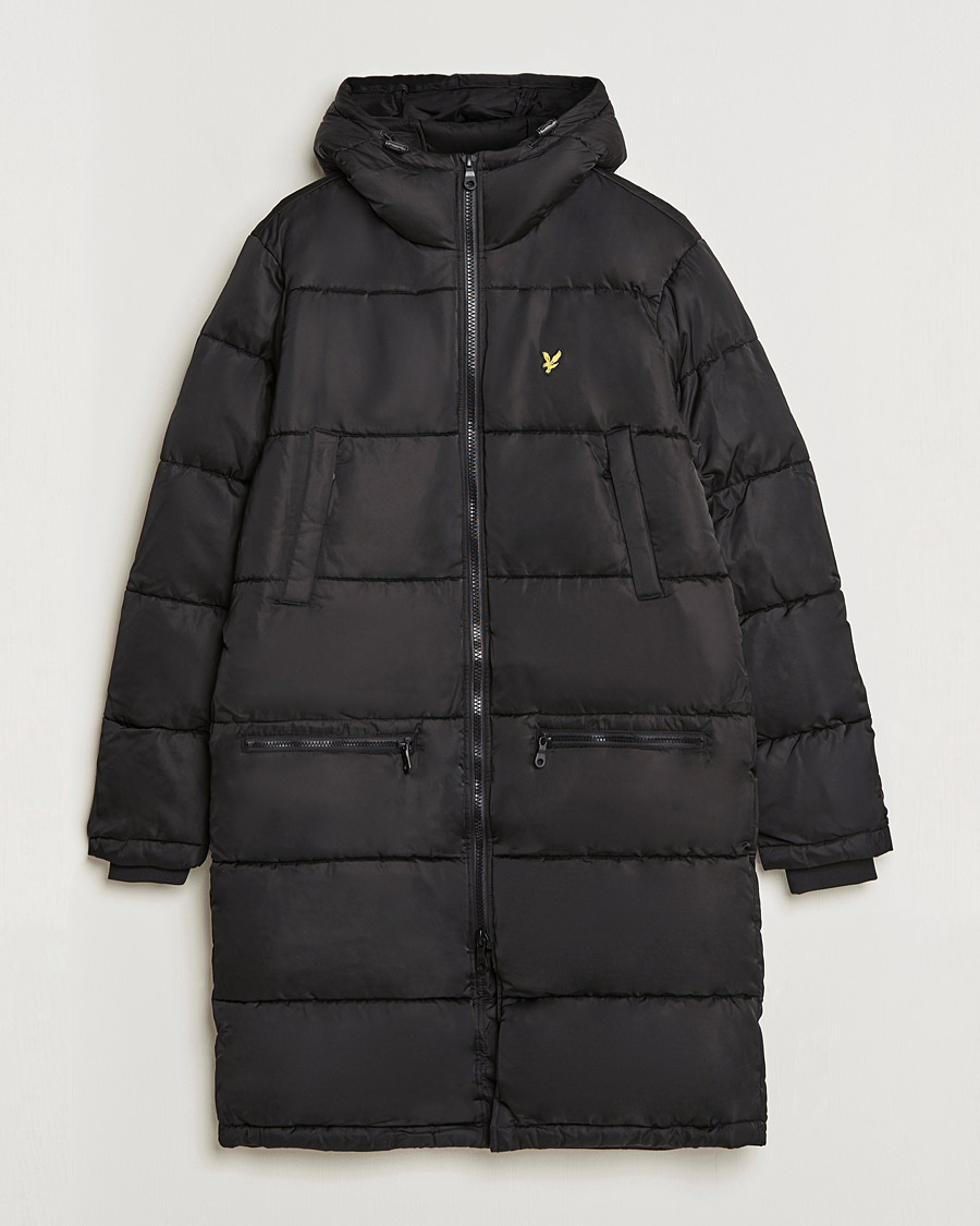 Homme | Manteaux Et Vestes | Lyle & Scott | Long Line Wadded Jacket Black