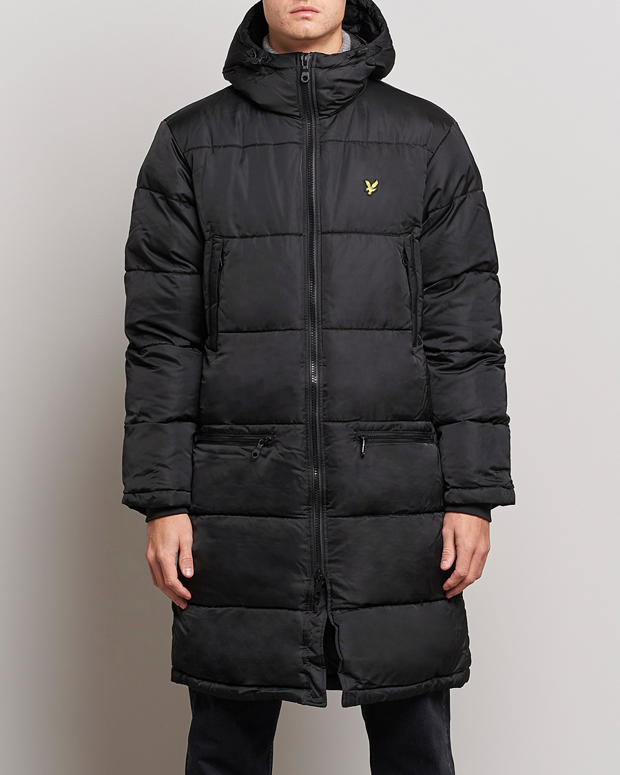 Homme | Manteaux Et Vestes | Lyle & Scott | Long Line Wadded Jacket Black