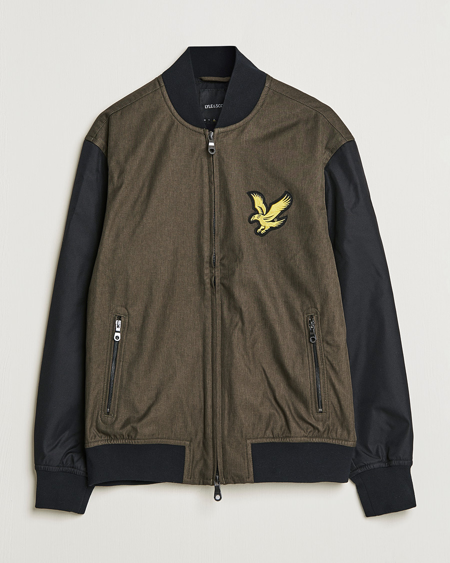 Homme | Manteaux Et Vestes | Lyle & Scott | Black Bomber Jacket Olive