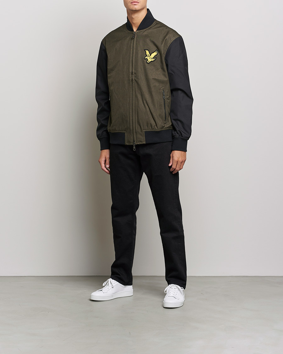 Homme | Manteaux Et Vestes | Lyle & Scott | Black Bomber Jacket Olive