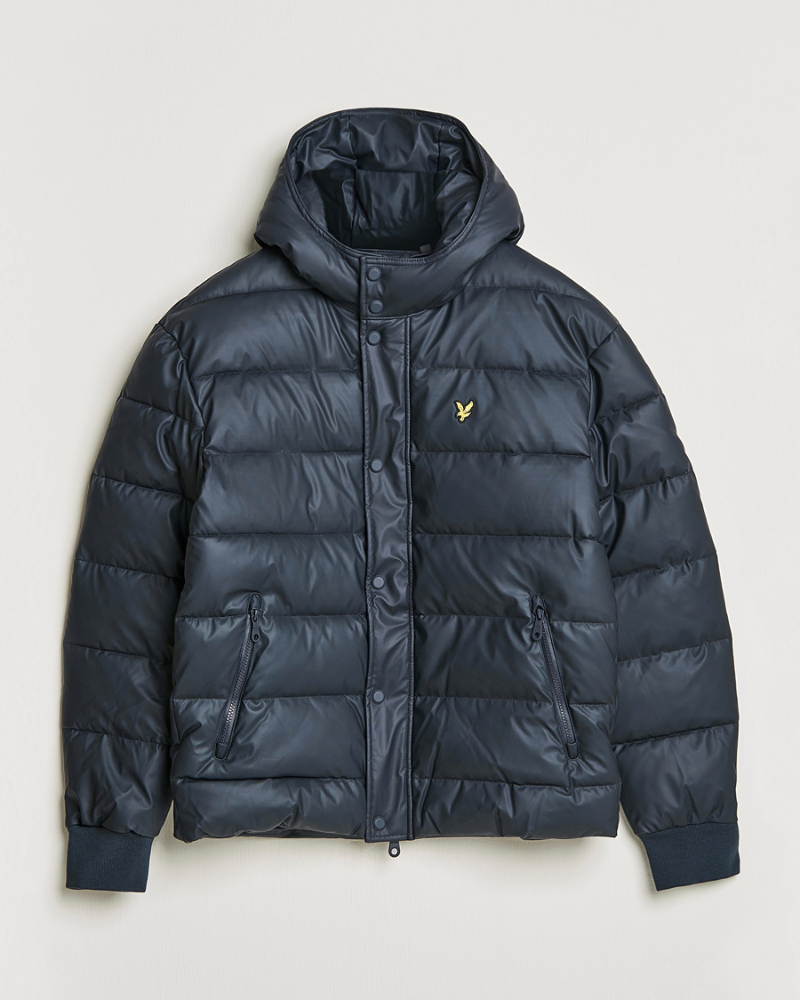 Homme | Manteaux Et Vestes | Lyle & Scott | Rubberised Puffer Jacket Dark Navy