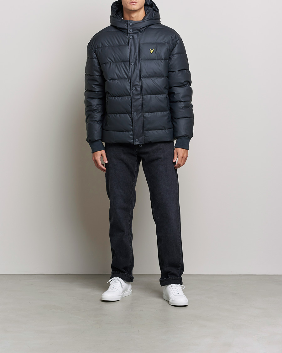 Homme | Manteaux Et Vestes | Lyle & Scott | Rubberised Puffer Jacket Dark Navy