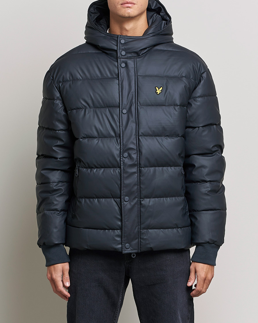 Homme | Manteaux Et Vestes | Lyle & Scott | Rubberised Puffer Jacket Dark Navy