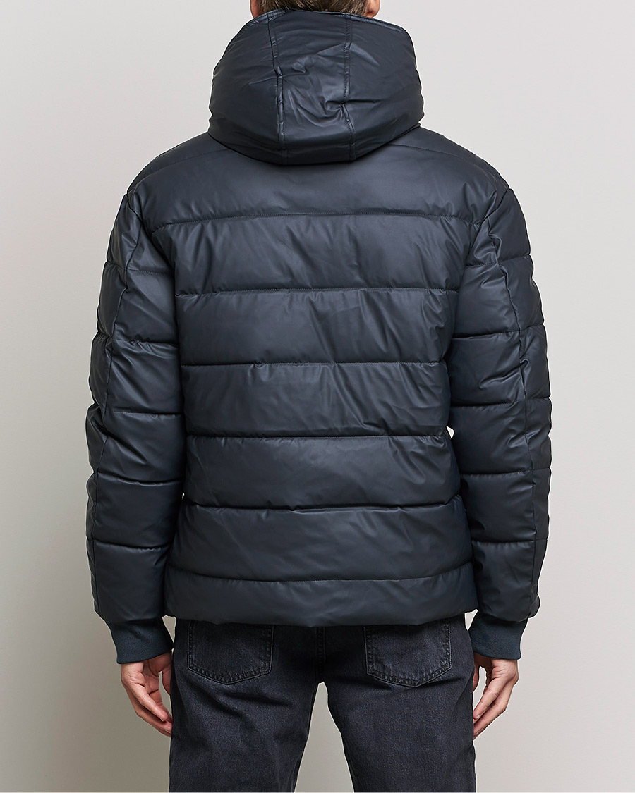 Homme | Manteaux Et Vestes | Lyle & Scott | Rubberised Puffer Jacket Dark Navy