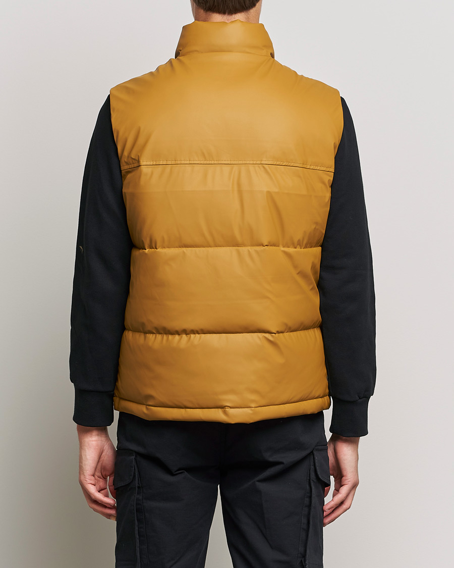 Homme | Manteaux Et Vestes | Lyle & Scott | Rubberised Wadded Gilet Vest Anniversary Gold