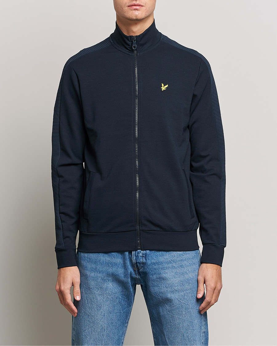 Homme | Pulls Et Tricots | Lyle & Scott | Ottoman Track Zip Sweater Dark Navy