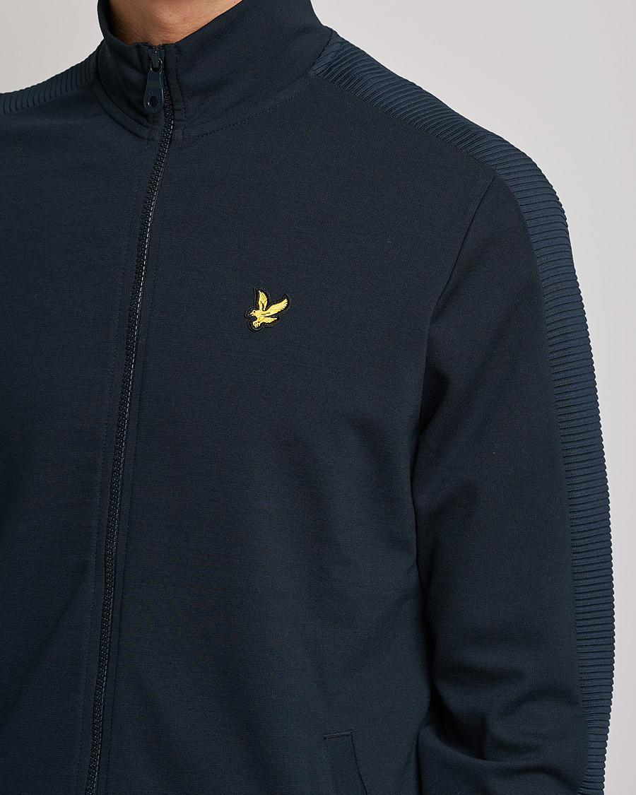 Homme | Pulls Et Tricots | Lyle & Scott | Ottoman Track Zip Sweater Dark Navy