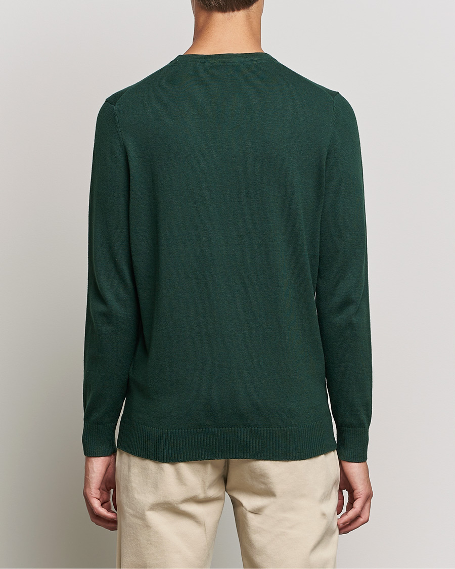 Homme | Pulls Et Tricots | Lyle & Scott | Crew Neck Cotton/Merino Jumper Dark Green