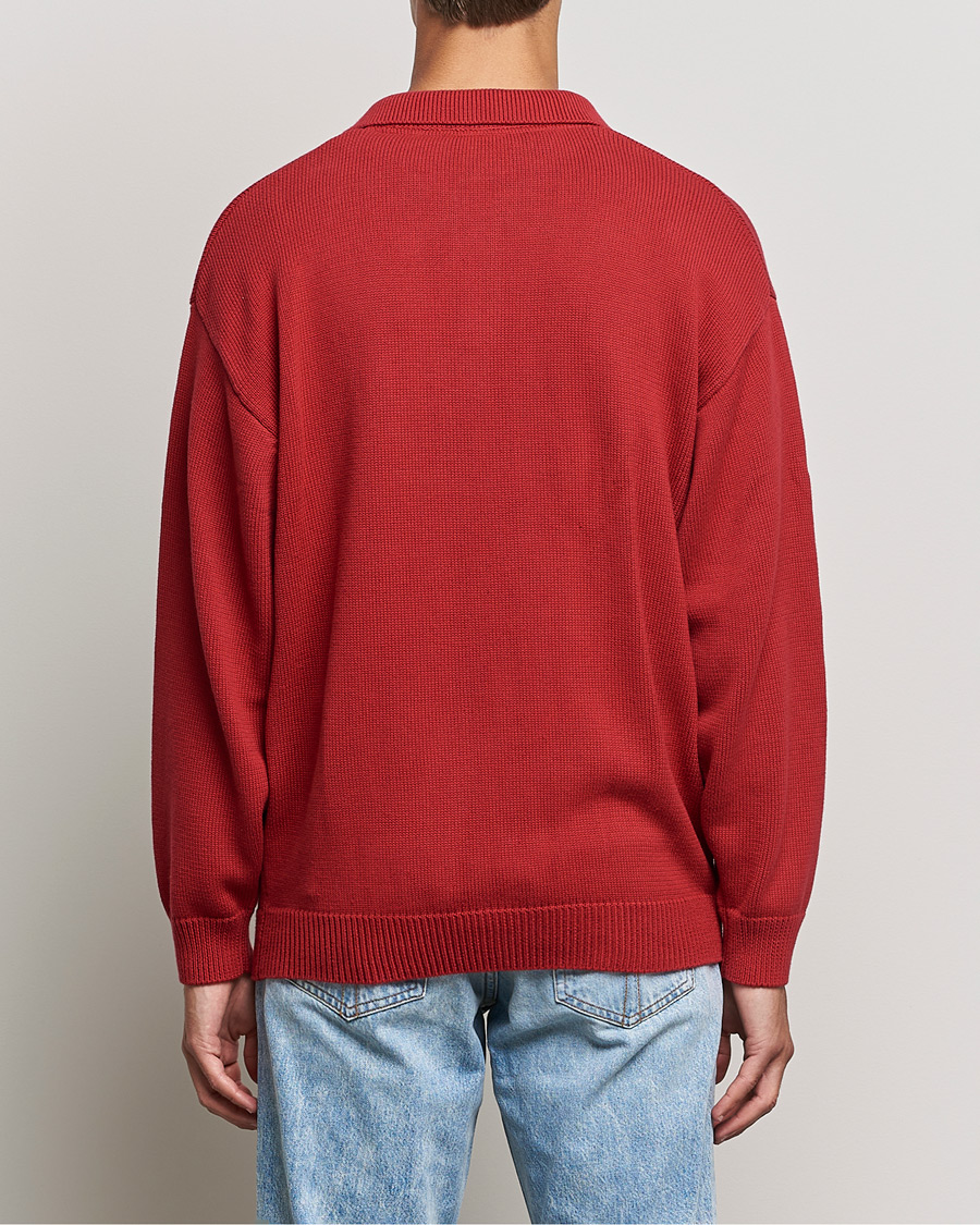 Homme | Pulls Et Tricots | Lyle & Scott | Blousson Knitted Polo Tunnel Red