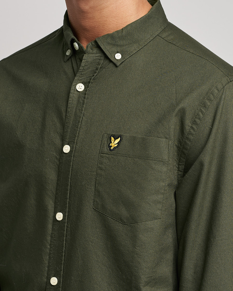 Homme | Chemises | Lyle & Scott | Lightweight Oxford Shirt Olive
