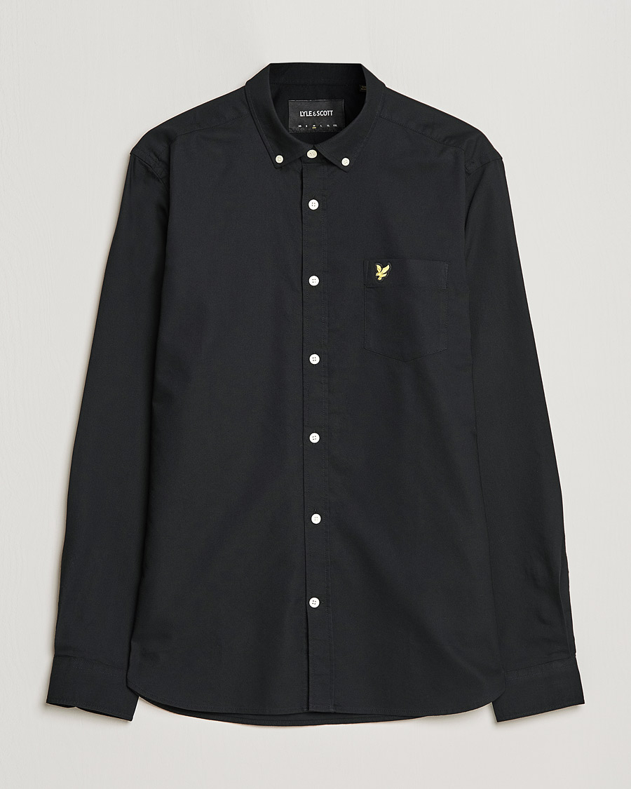 Homme | Chemises | Lyle & Scott | Lightweight Oxford Shirt Jet Black