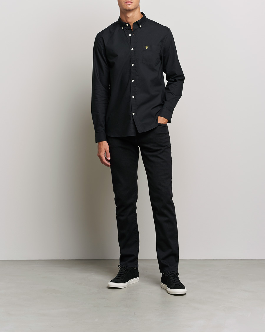 Homme | Chemises | Lyle & Scott | Lightweight Oxford Shirt Jet Black