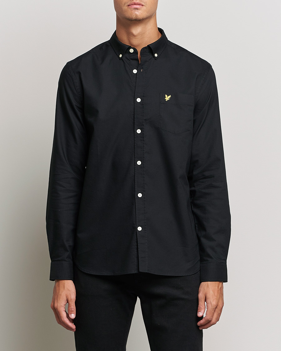 Homme | Chemises | Lyle & Scott | Lightweight Oxford Shirt Jet Black