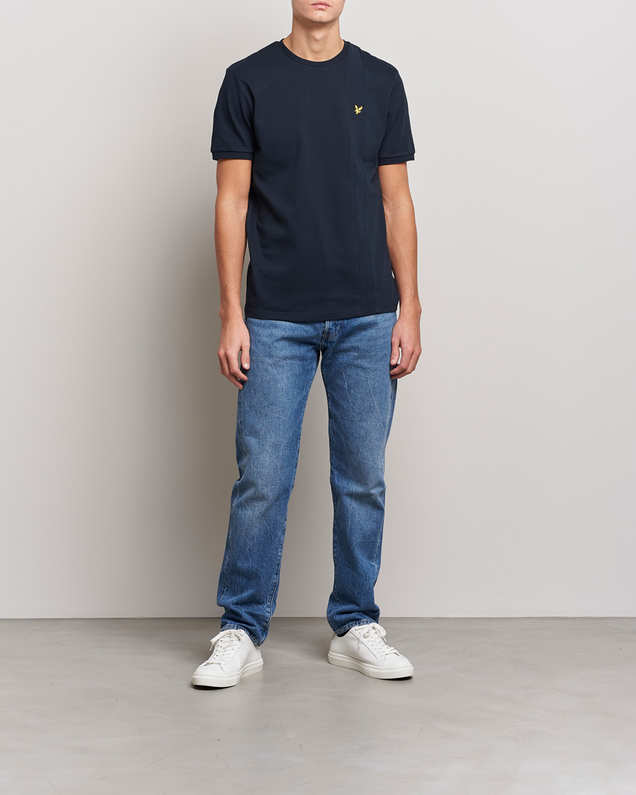 Homme | T-shirts | Lyle & Scott | Panelled Tee Navy