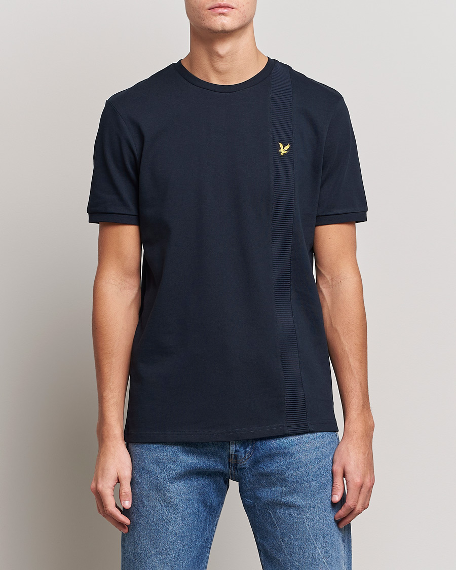 Homme | T-shirts | Lyle & Scott | Panelled Tee Navy