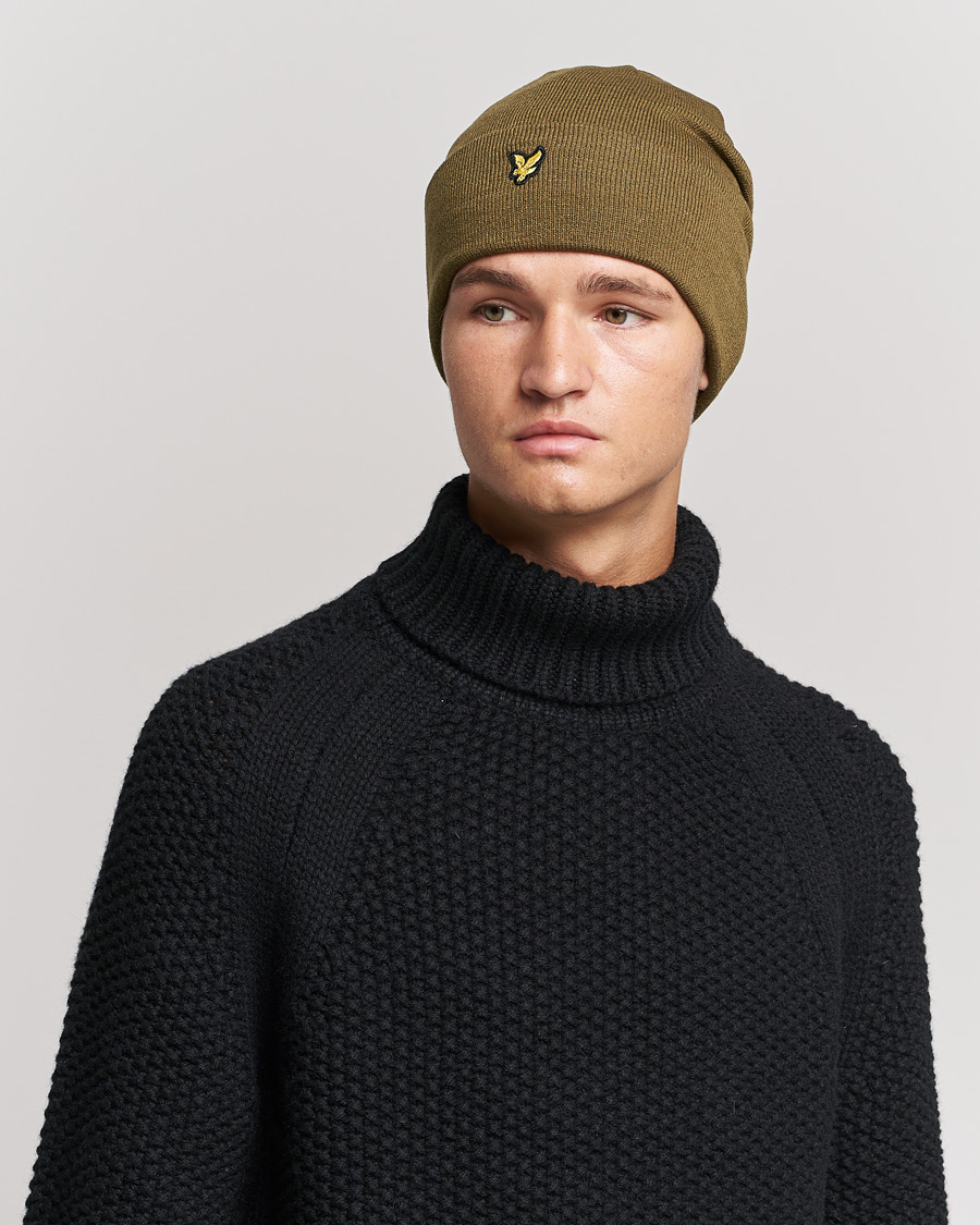 Homme | Lyle & Scott Beanie Olive | Lyle & Scott | Beanie Olive