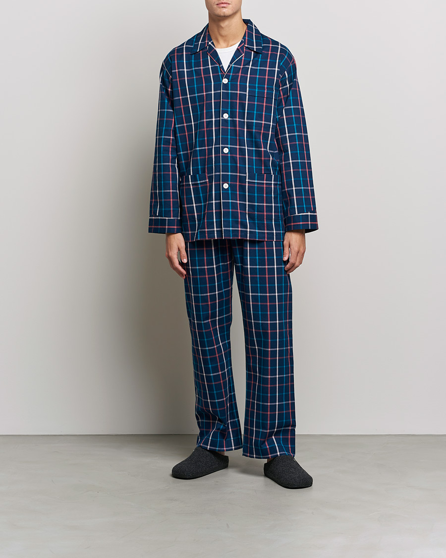 Homme | Peignoirs Et Pyjamas | Derek Rose | Checked Cotton Pyjama Set Multi