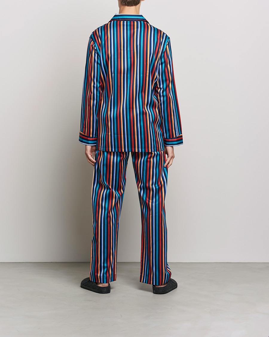 Homme | Peignoirs Et Pyjamas | Derek Rose | Striped Cotton Pyjama Set Multi