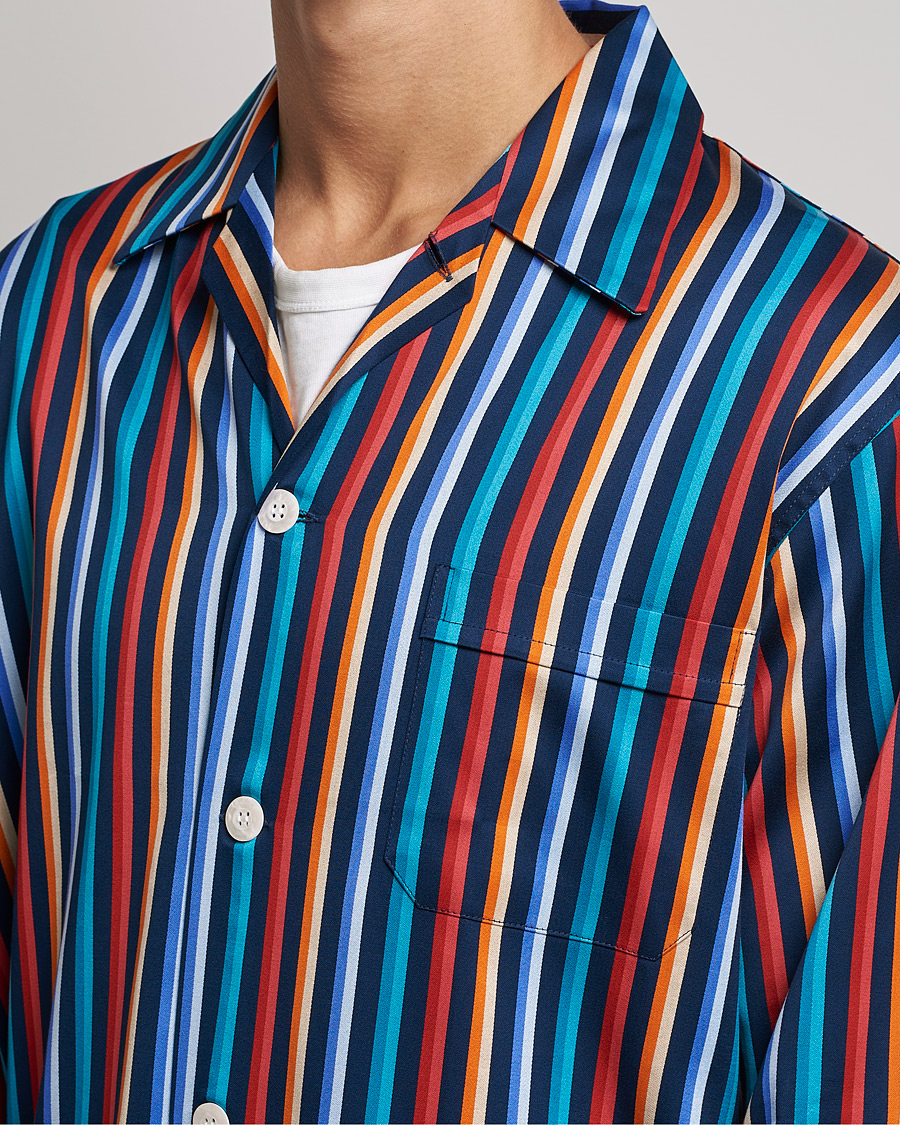 Homme | Peignoirs Et Pyjamas | Derek Rose | Striped Cotton Pyjama Set Multi