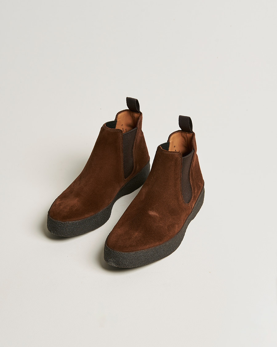 Homme |  | Sanders | Adam Chelsea Boot Polo Snuff Suede
