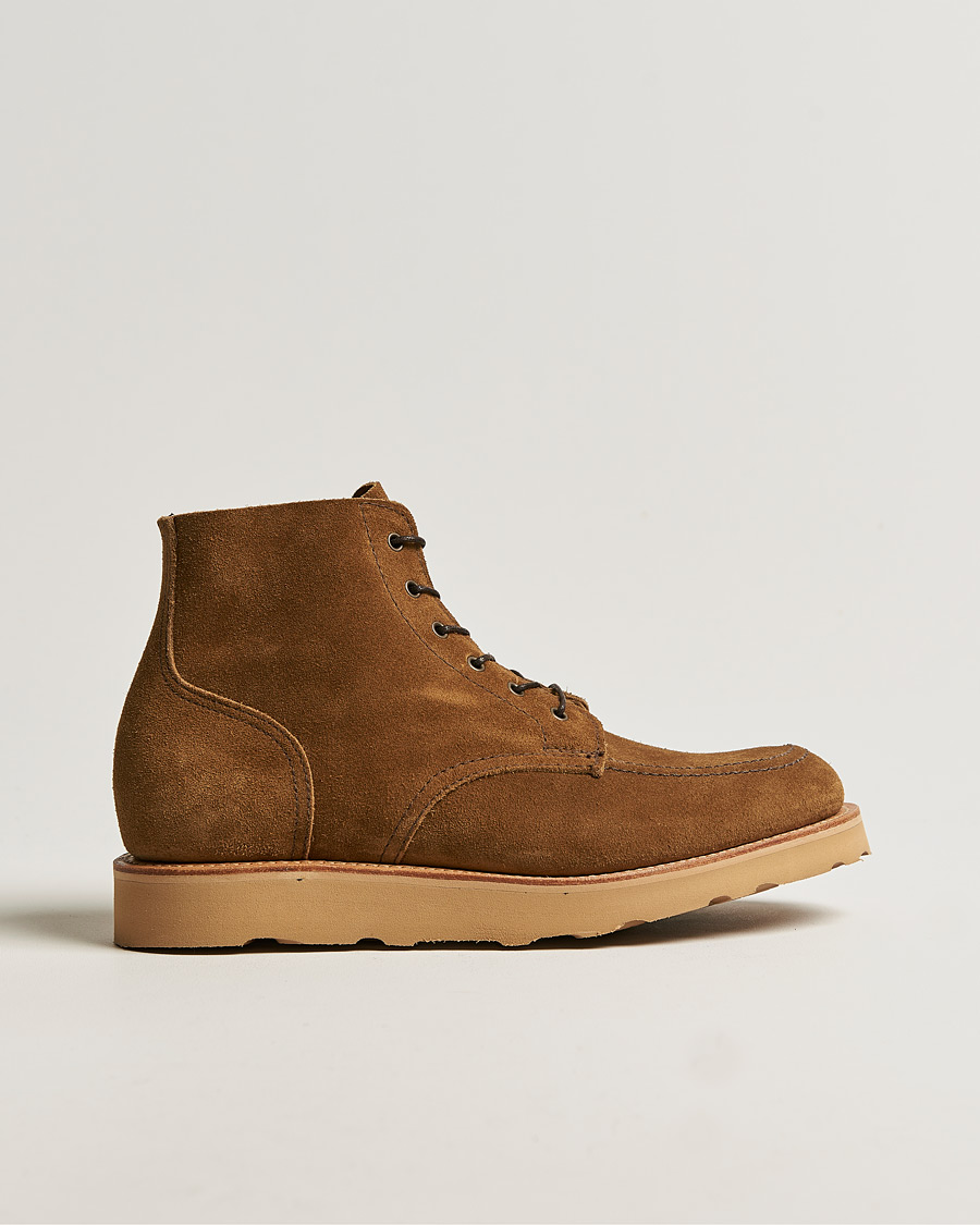 Homme | Sanders Wilson Unlined Apron Boot Tobacco Suede | Sanders | Wilson Unlined Apron Boot Tobacco Suede