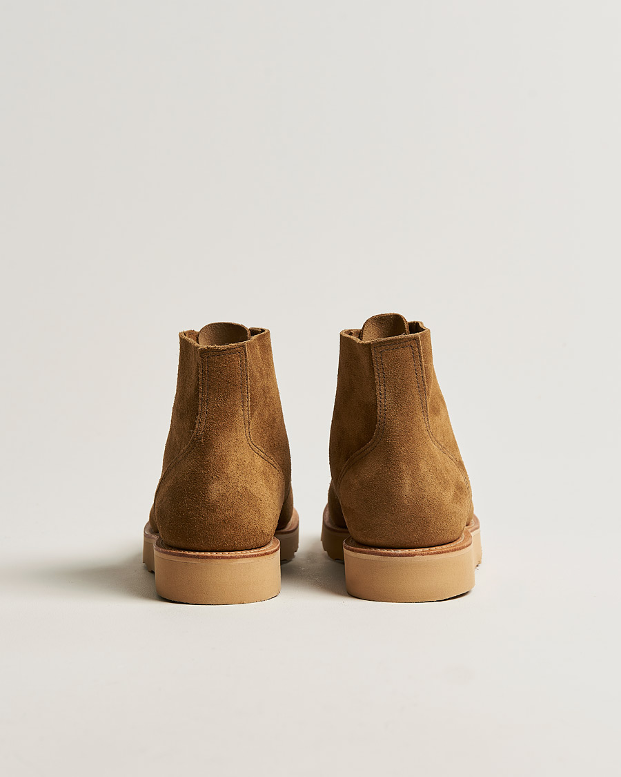 Homme | Sanders Wilson Unlined Apron Boot Tobacco Suede | Sanders | Wilson Unlined Apron Boot Tobacco Suede