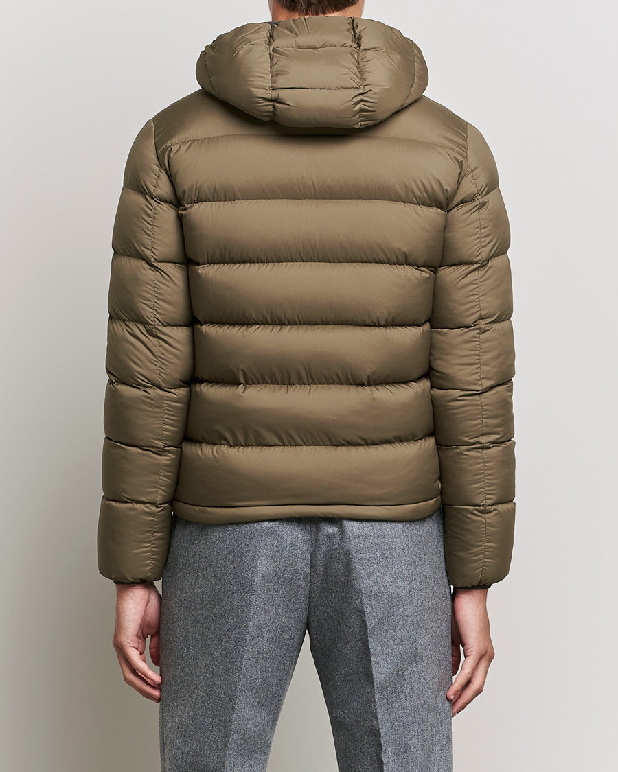 Homme | Manteaux Et Vestes | Herno | Matt Nylon Down Jacket Military Green