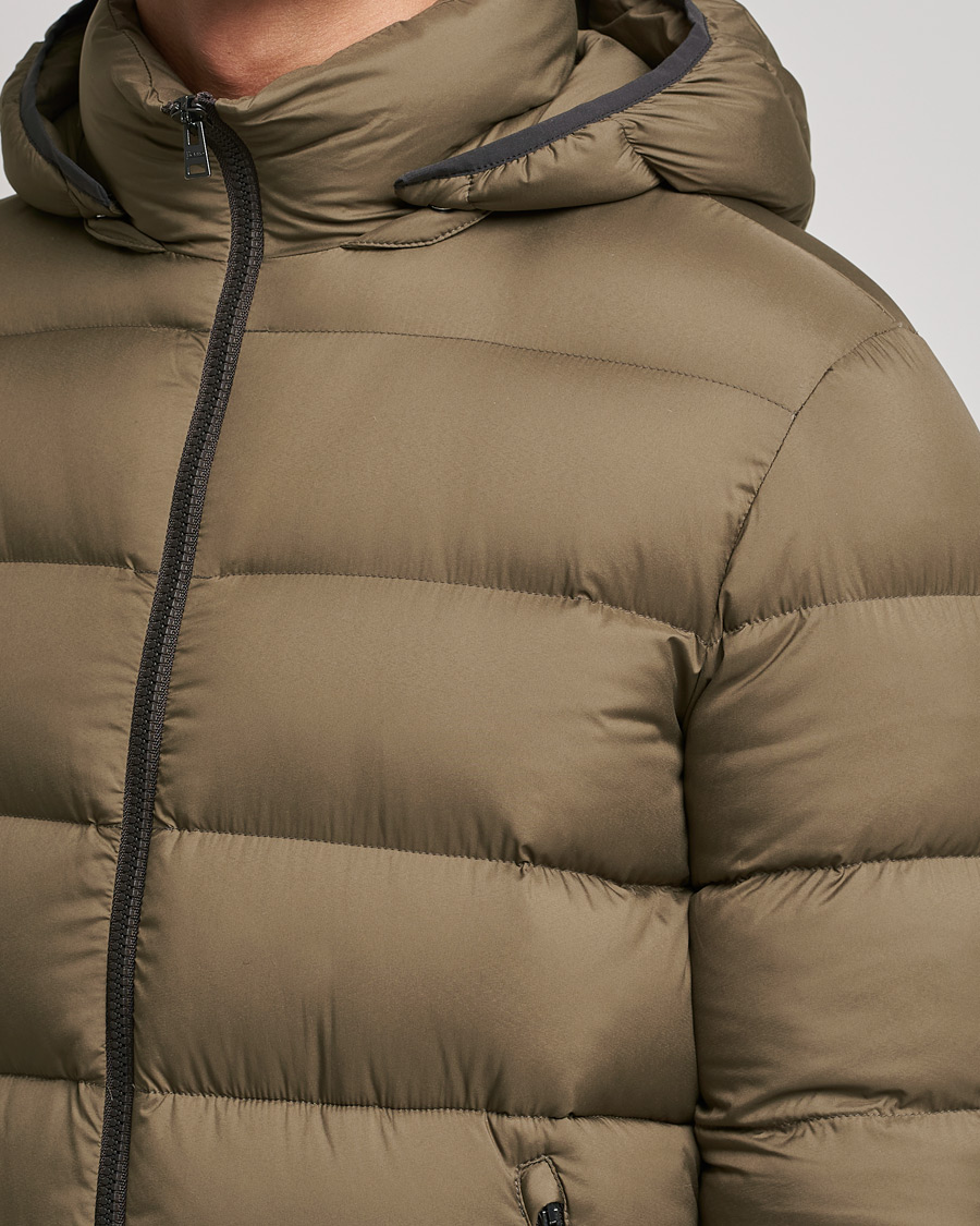 Homme | Manteaux Et Vestes | Herno | Matt Nylon Down Jacket Military Green