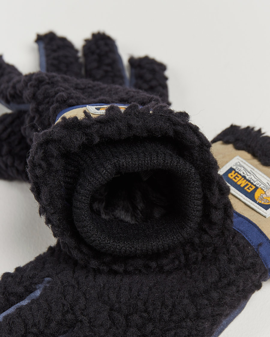 Homme | Elmer by Swany Sota Wool Teddy Gloves Black | Elmer by Swany | Sota Wool Teddy Gloves Black